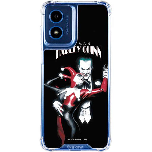 DC Comics The Joker Batman: Harley Quinn Cover #1 Art by Alex Ross. Piece Also known as Tango with Evil Moto G 5G (2024) Clear Case
